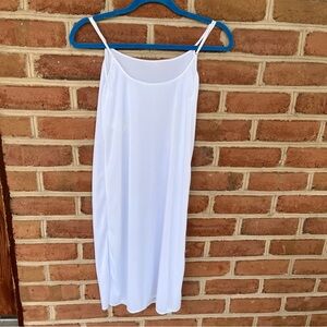 White slip dress, intimate lingerie or night dress size medium